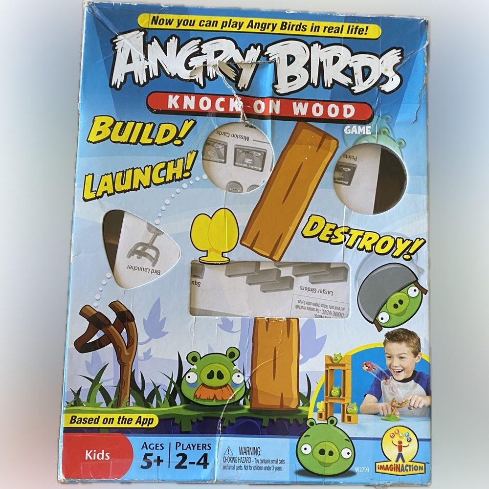Angry Birds Knock on Wood Game